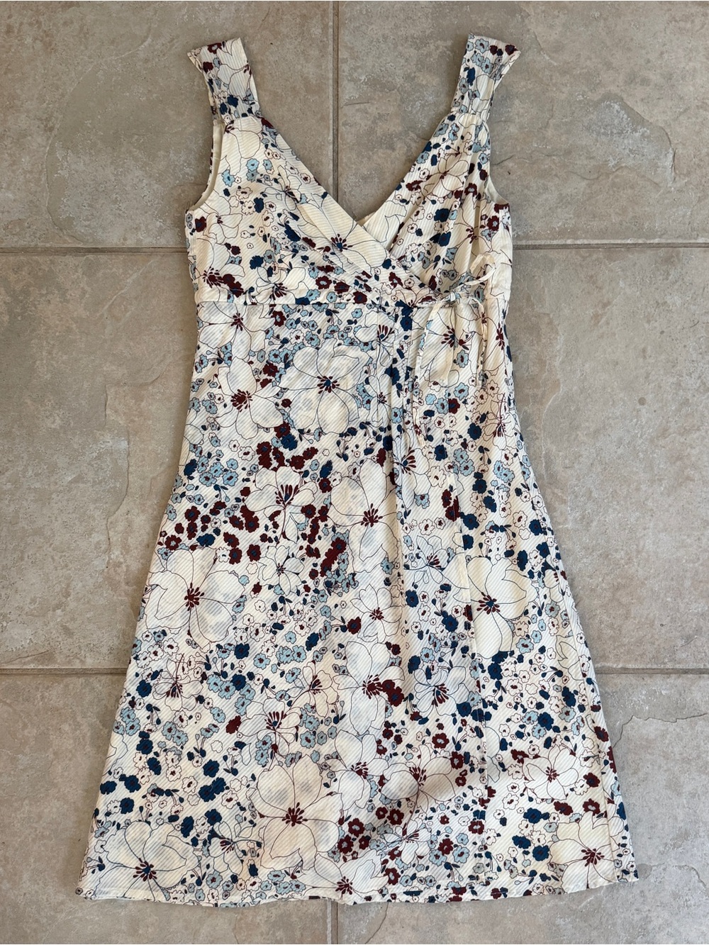Patagonia Amaia Organic Cotton Floral Dress Size 2